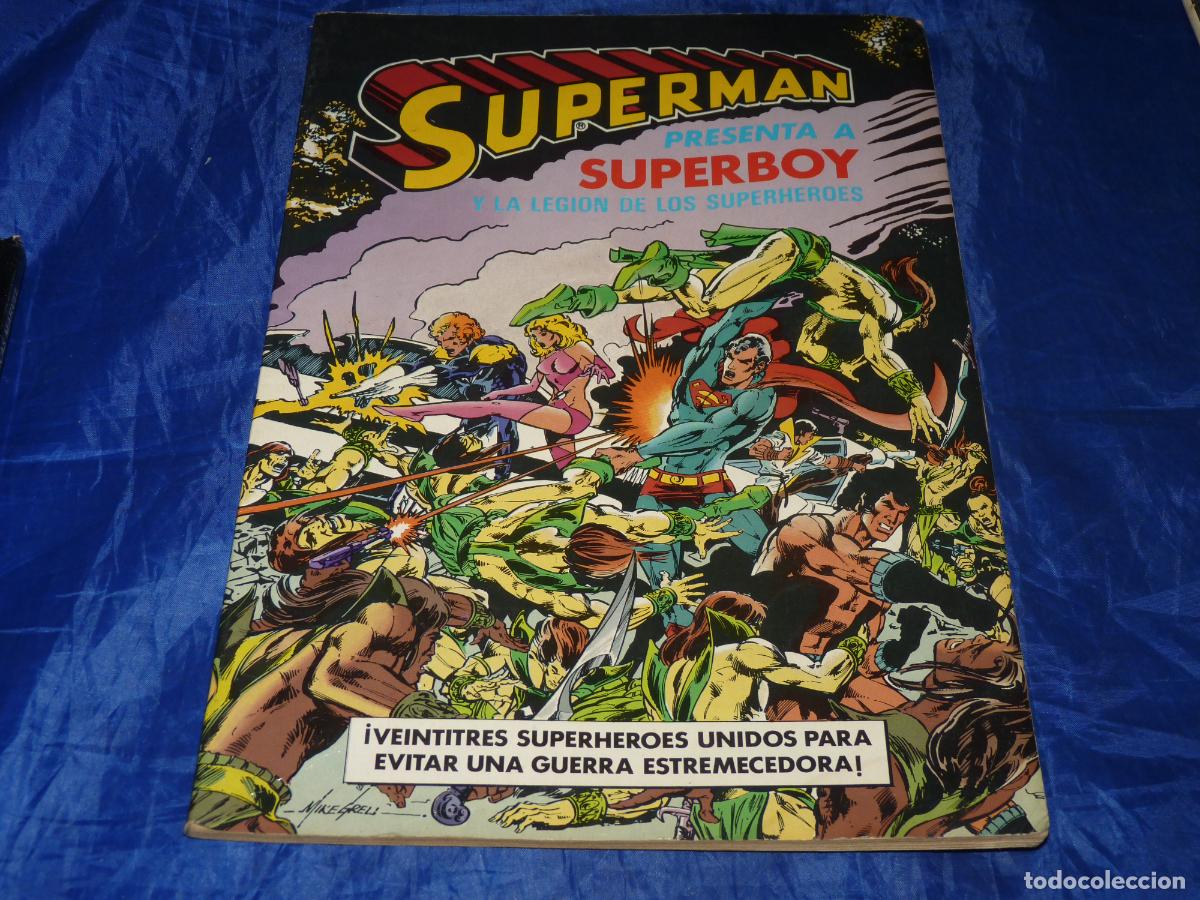Tebeos: SUPERMAN PRESENTA A SUPERBOY Y LA LEGION DE LOS SUPERHEROES OREFSLL