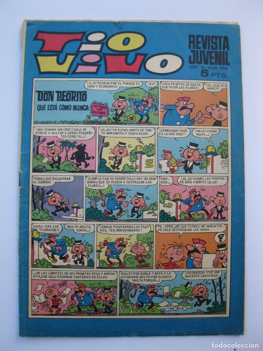 Tebeos: TIO VIVO - A&Ntilde;O XI - N&ordm; 396 - EDITORIAL BRUGUERA - A&Ntilde;O 1968.