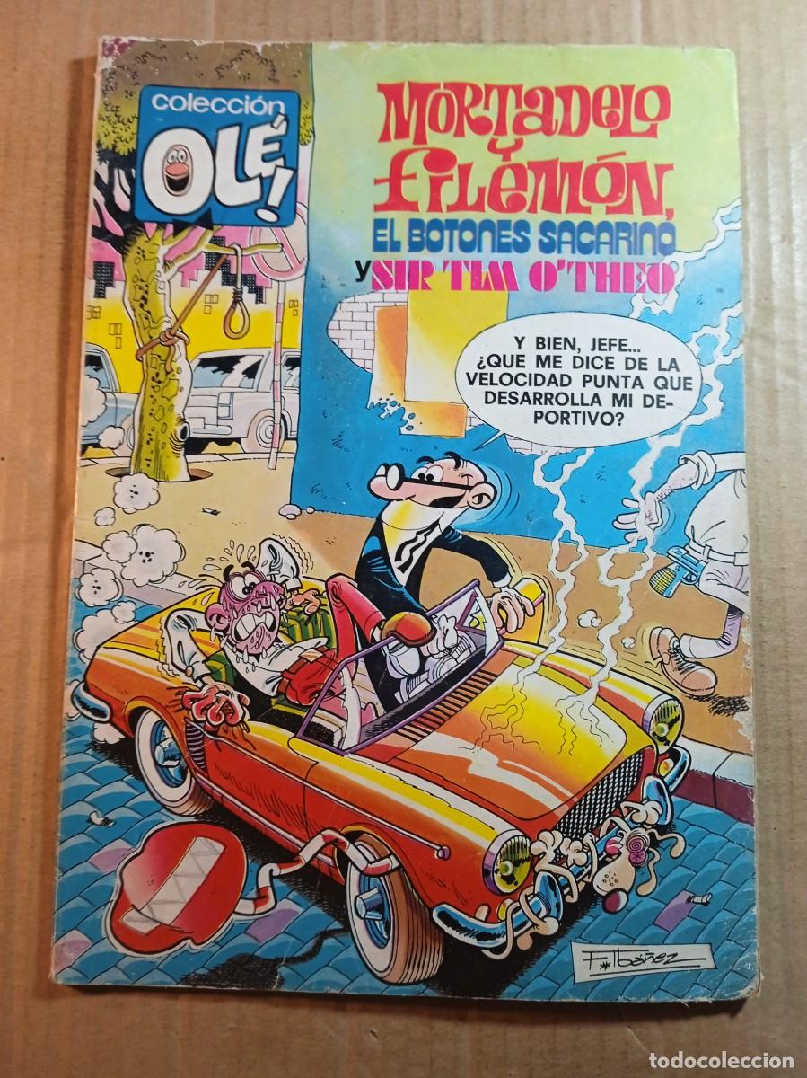 Tebeos: TEBEO DE OLE MORTADELO Y FILEMON EL BOTONES SACARINO Y SIR TIM O'THEO DEL A&Ntilde;O 1985 N&ordm; 166