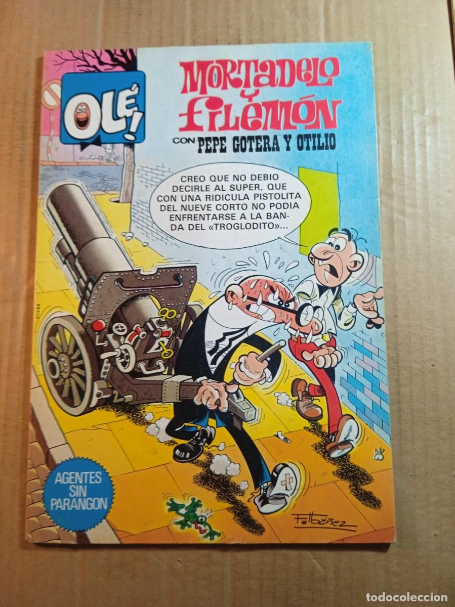 Tebeos: TEBEO DE OLE MORTADELO Y FILEMON CON PEPE GOTERA Y OTILIO EN AGENTES SIN PARANGON A&Ntilde;O 1982 N&ordm; 252
