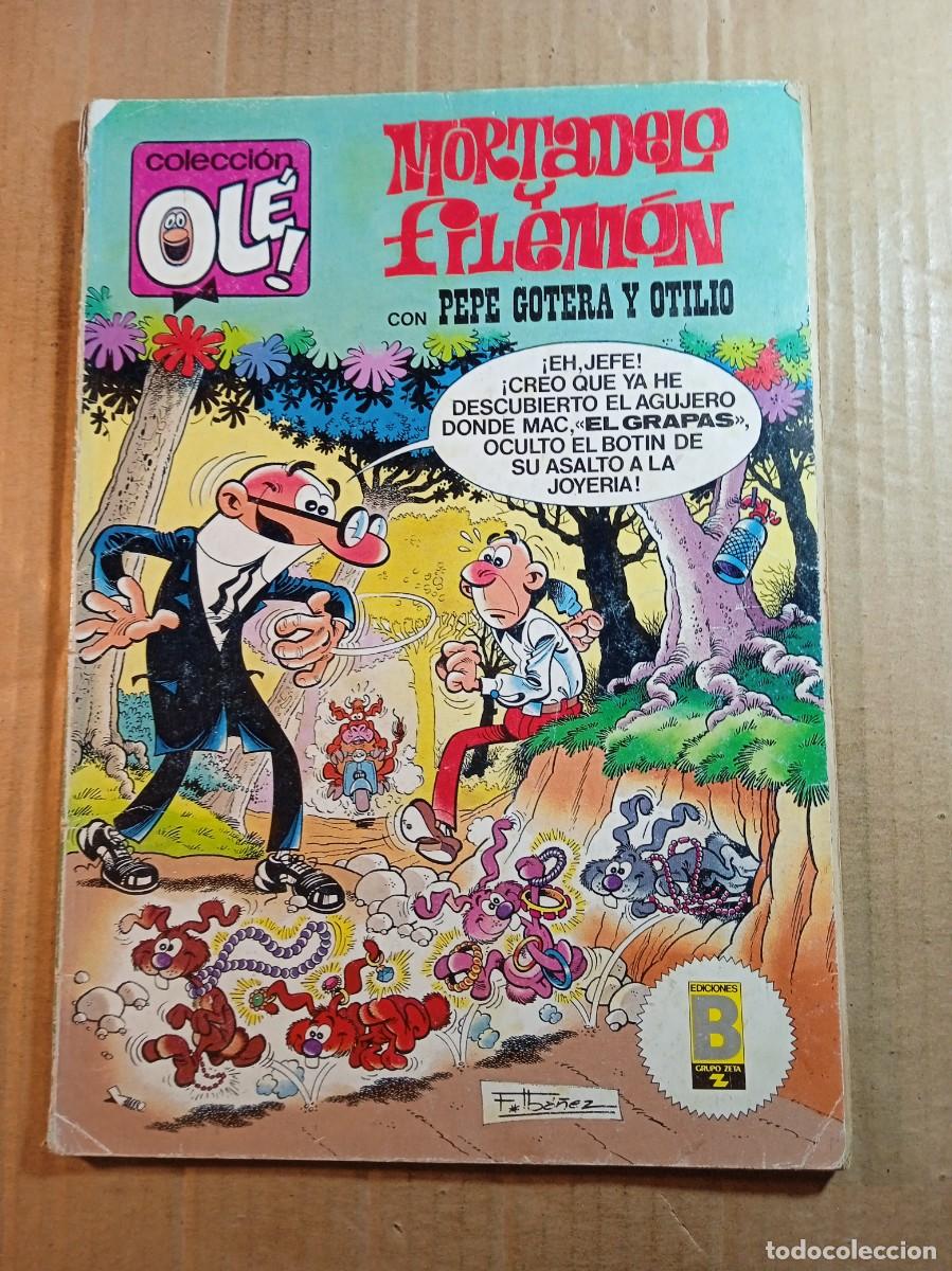 Tebeos: TEBEO DE OLE MORTADELO Y FILEMON CON PEPE GOTERA Y OTILIO DEL A&Ntilde;O 1989 N&ordm; 302 - M. 142