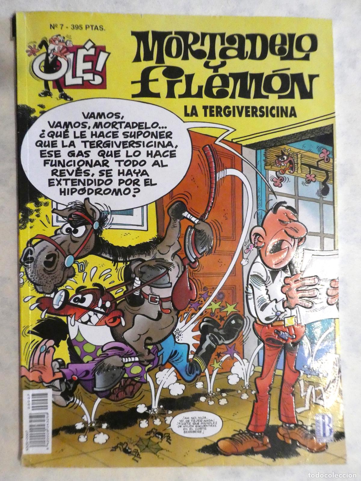 Tebeos: MORTADELO Y FILEM&Oacute;N LA TERGIVERSICINA N&ordm; 7, 2&ordf; edicion 1996