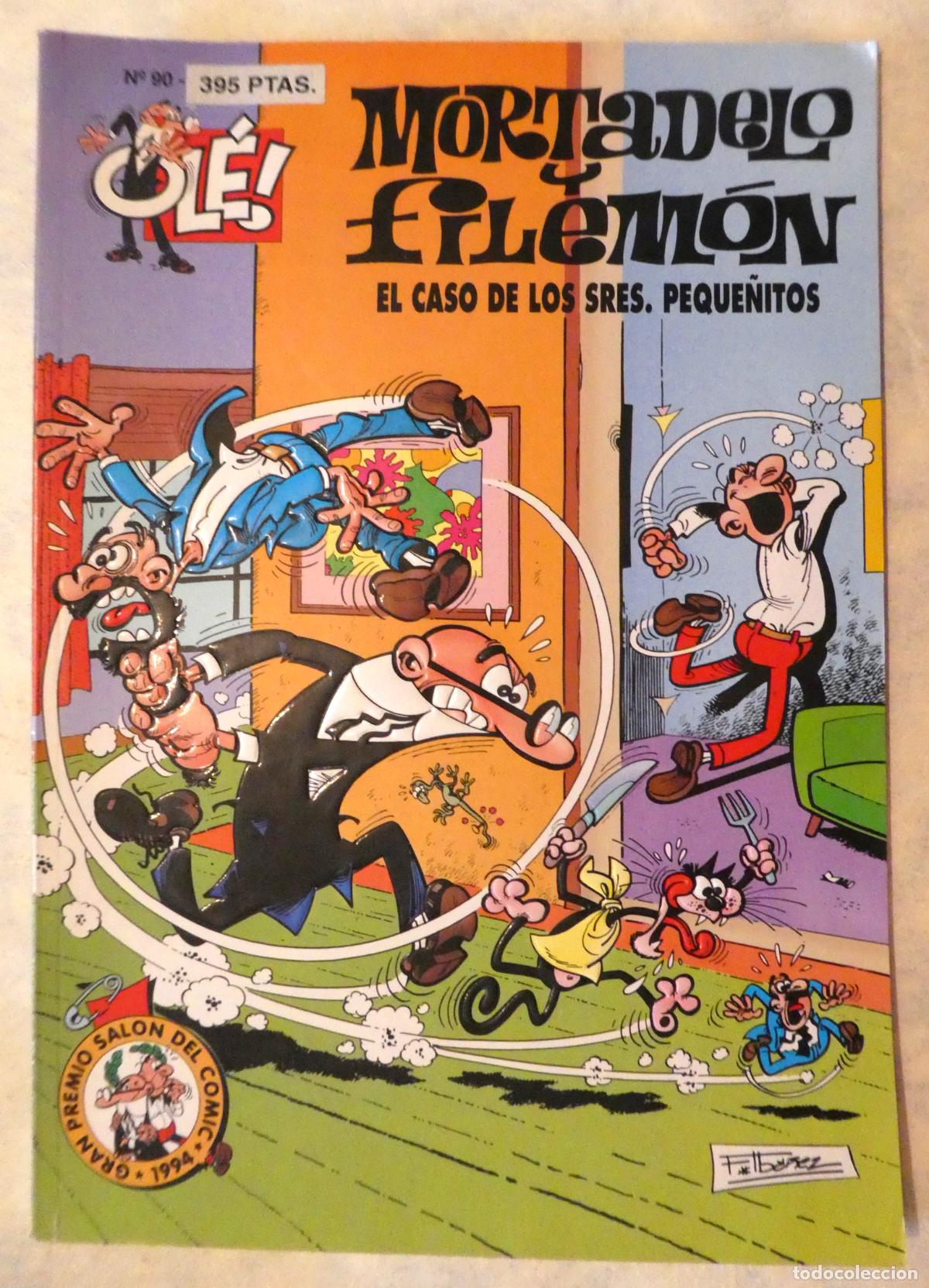 Tebeos: MORTADELO Y FILEM&Oacute;N EL CASO DE LOS SRES PEQUE&Ntilde;ITOS N&ordm; 90, 1&ordf; edicion 1994