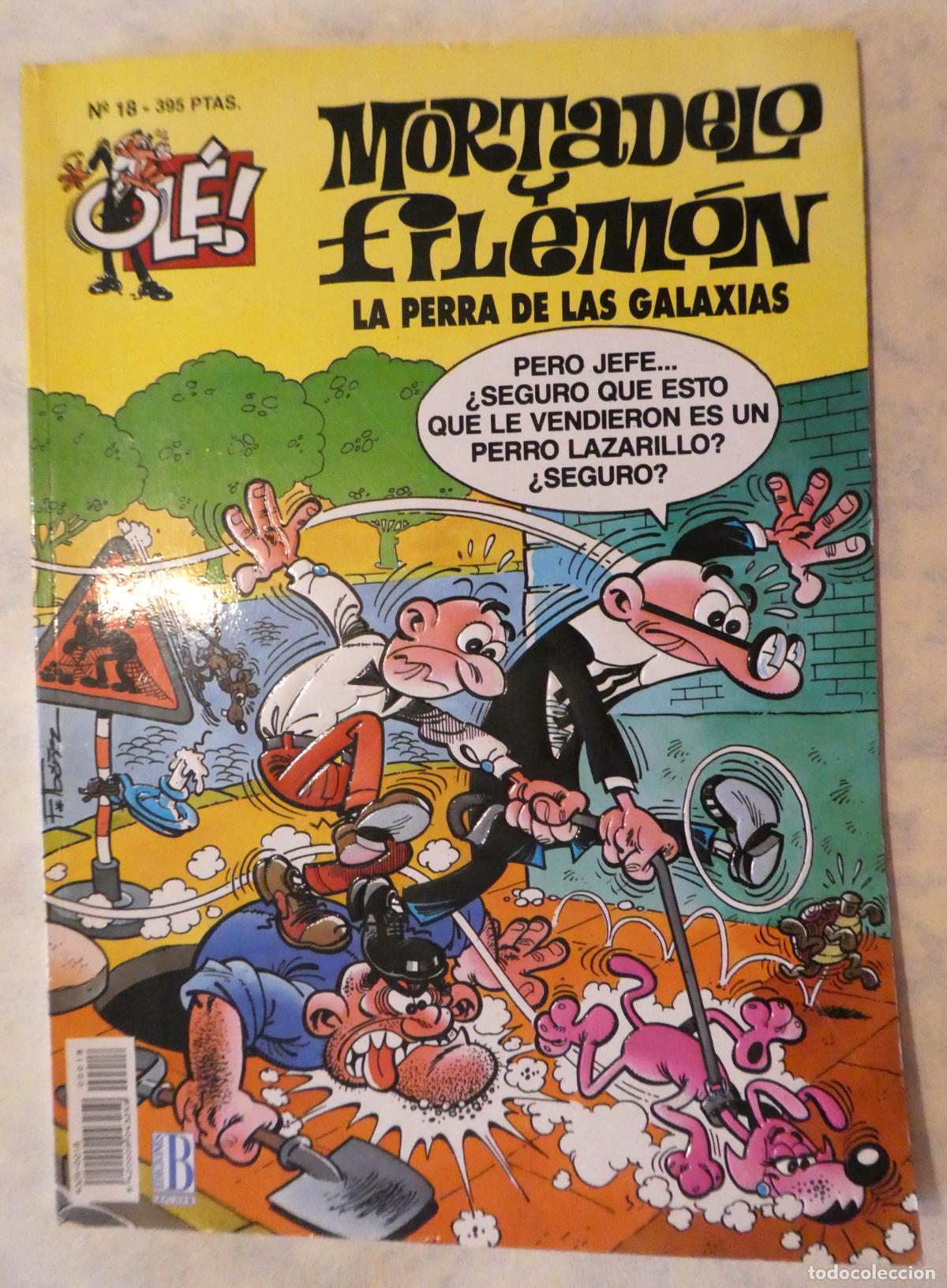 Tebeos: MORTADELO Y FILEM&Oacute;N LA PERRA DE LAS GALAXIAS. N.&ordm; 18, 2&ordf; edicion 1996