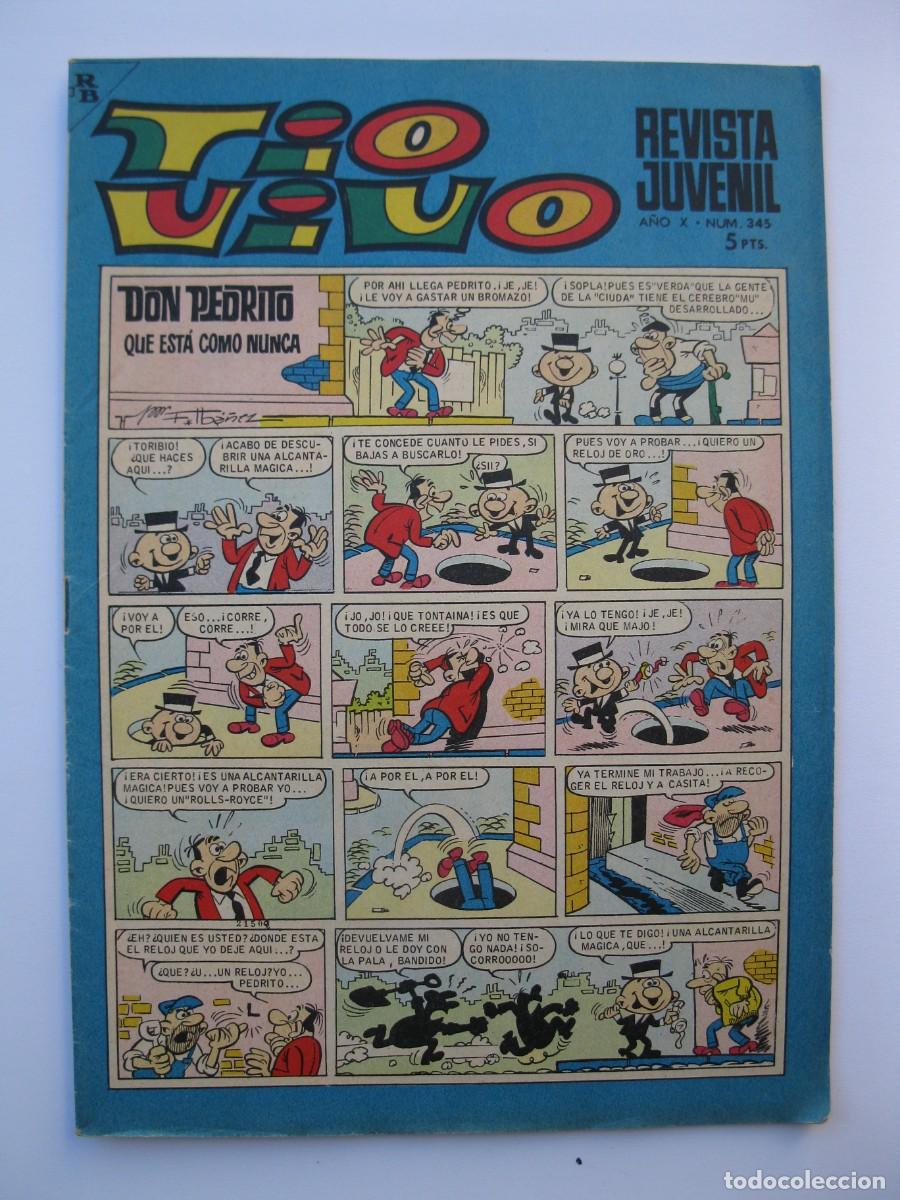 Tebeos: TIO VIVO - A&Ntilde;O X - N&ordm; 345 - EDITORIAL BRUGUERA - A&Ntilde;O 1967.
