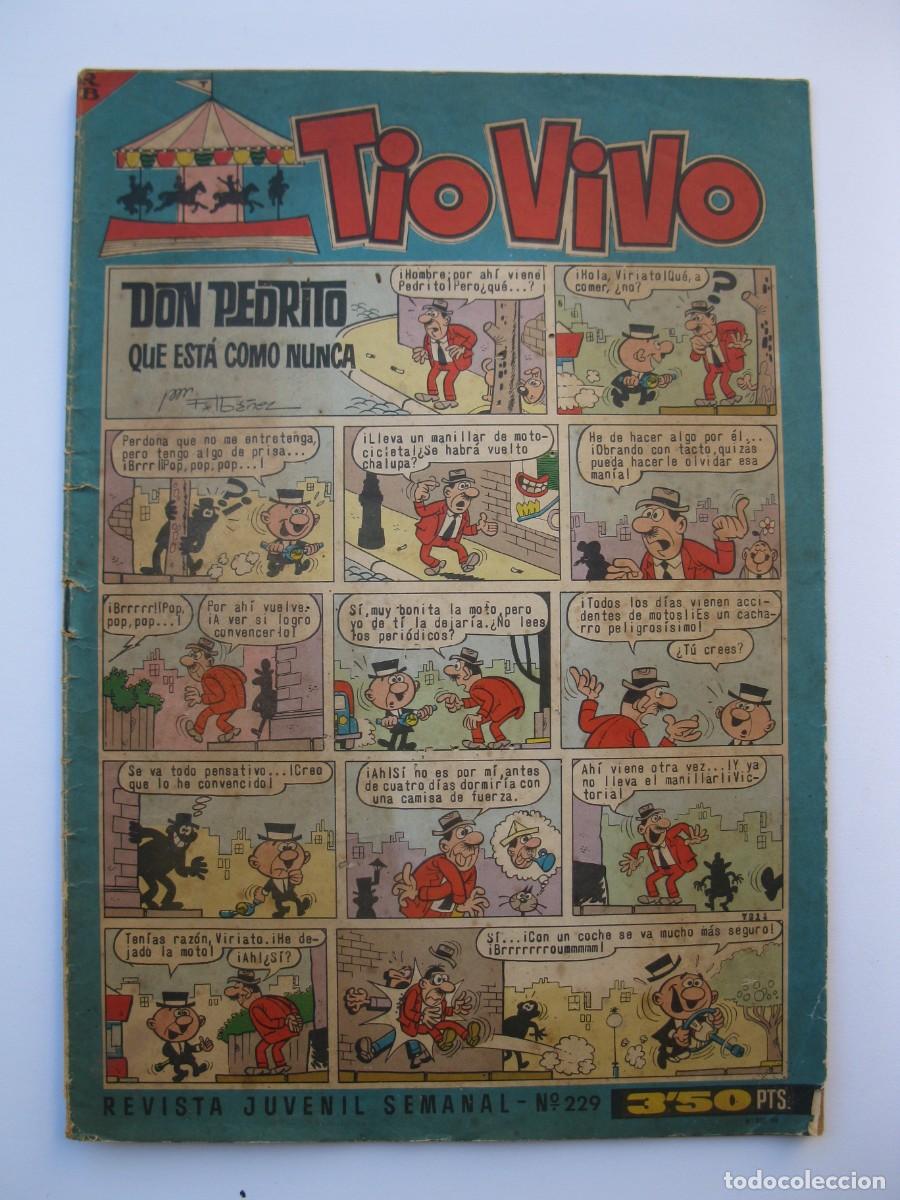 Tebeos: TIO VIVO - A&Ntilde;O VIII - N&ordm; 229 - EDITORIAL BRUGUERA - A&Ntilde;O 1965.