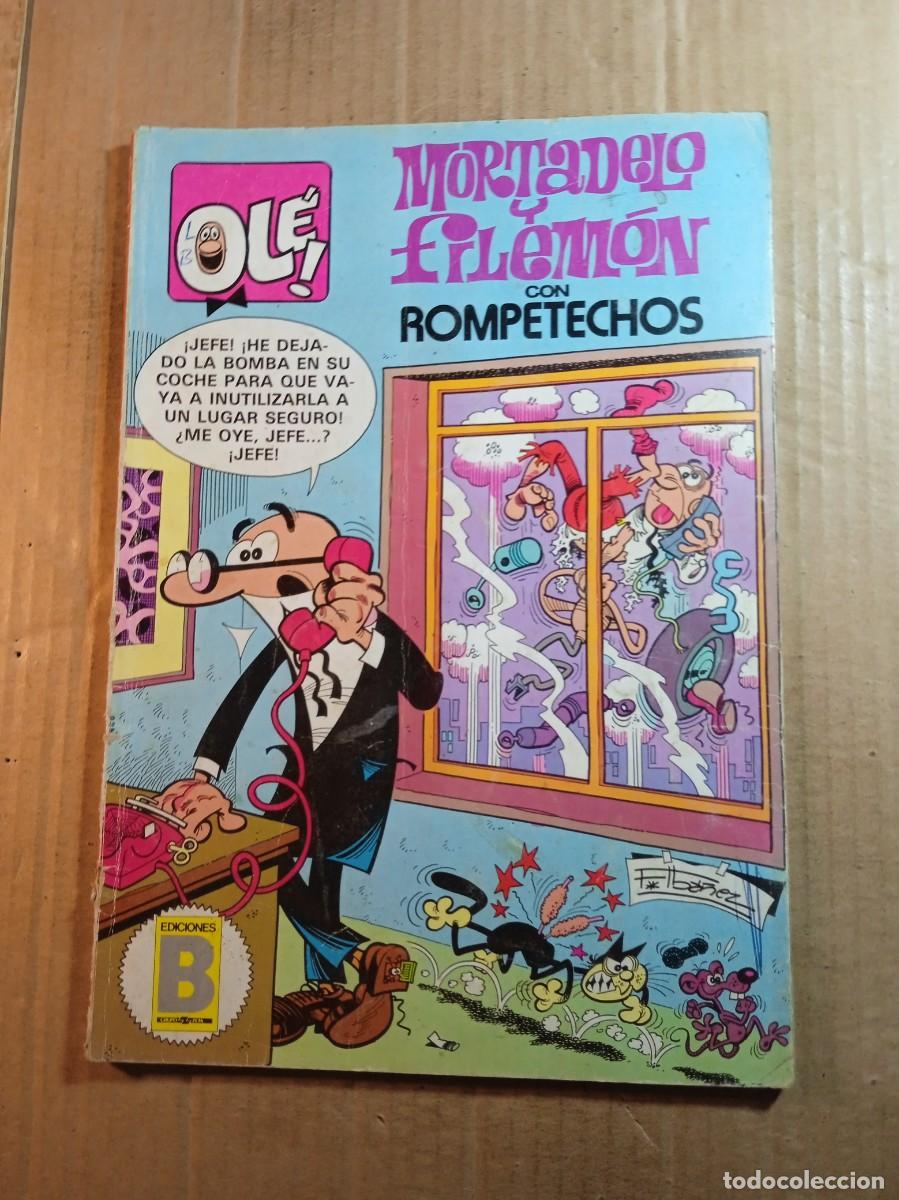 Tebeos: TEBEO DE OLE MORTADELO Y FILEMON CON ROMPETECHOS DEL A&Ntilde;O 1987 N&ordm; 251 - M. 42
