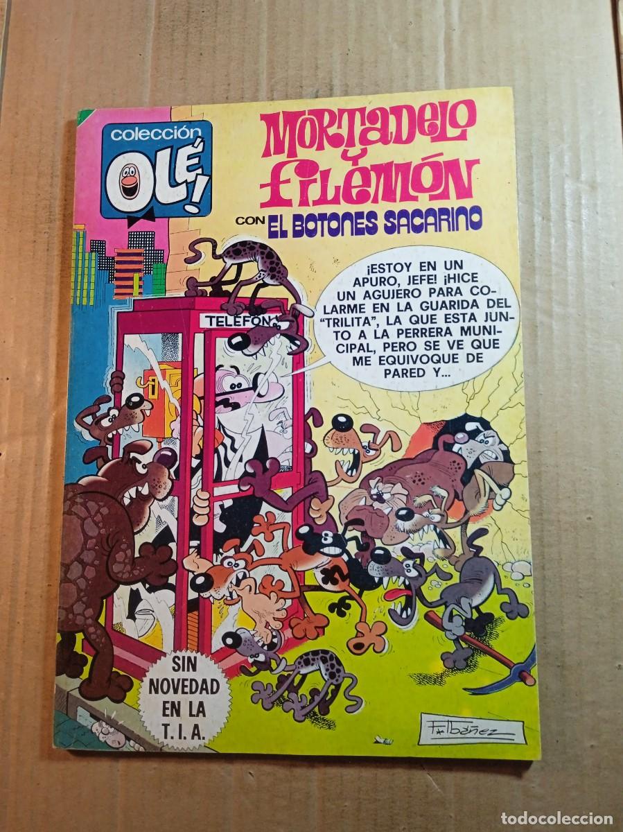 Tebeos: TEBEO DE OLE MORTADELO Y FILEMON CON EL BOTONES SACARINO EN SI NOVEDAD EN LA T.I.A. A&Ntilde;O 1980 N&ordm; 203