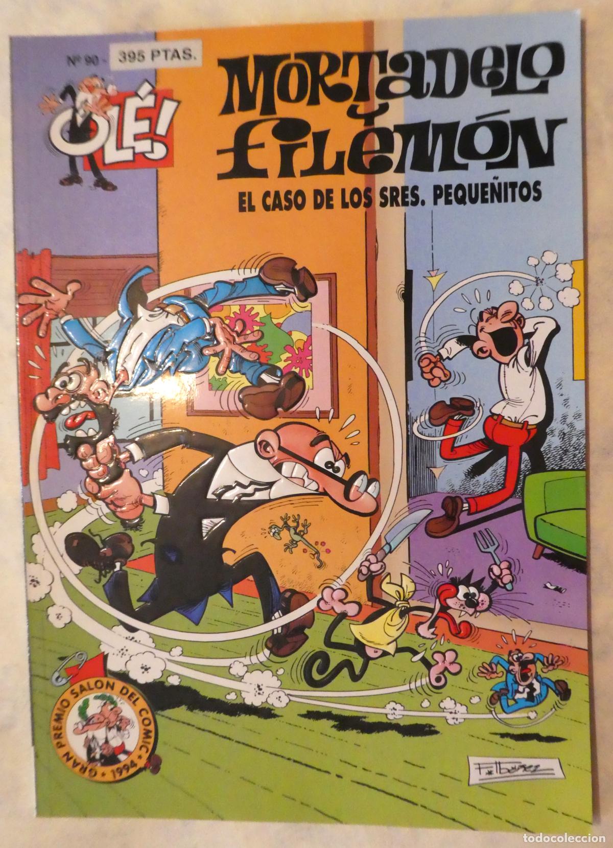 Tebeos: MORTADELO Y FILEM&Oacute;N EL CASO DE LOS SE&Ntilde;ORES PEQUE&Ntilde;ITOS N.&ordm; 90, 1&ordf; edicion 1994