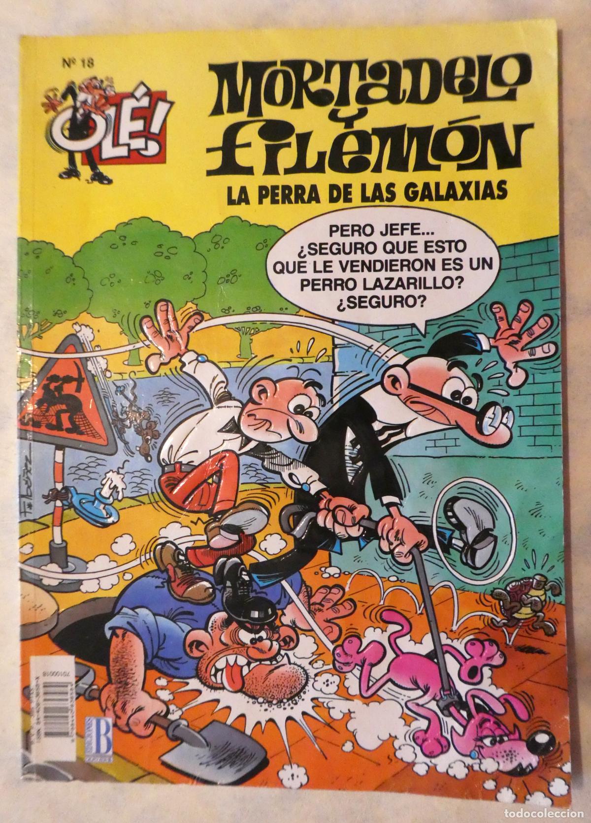 Tebeos: MORTADELO Y FILEM&Oacute;N LA PERRA DE LAS GALAXIAS. N.&ordm; 18, 2&ordf; edicion 1996
