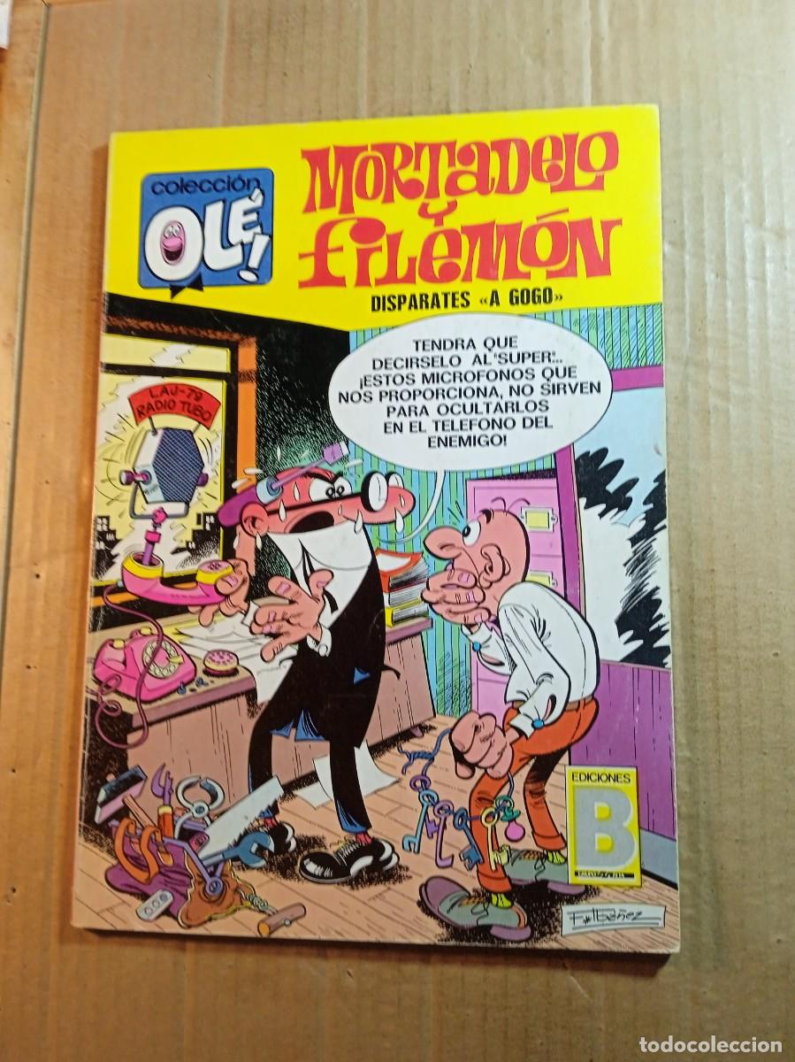 Tebeos: TEBEO DE OLE MORTADELO Y FILEMON EN DISPARATES A GOGO DEL A&Ntilde;O 1987 N&ordm; 90 - M. 18