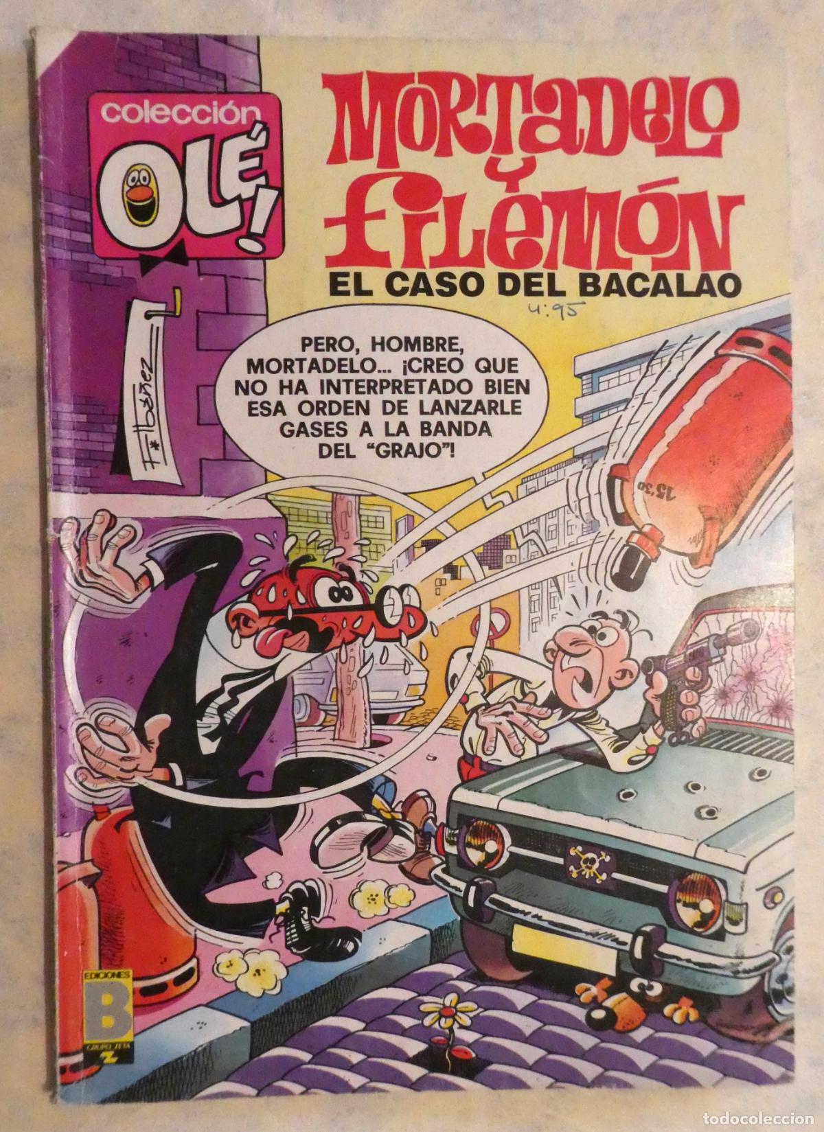 Tebeos: MORTADELO Y FILEM&Oacute;N EL CASO DEL BACALAO , 1&ordf; edicion 1988