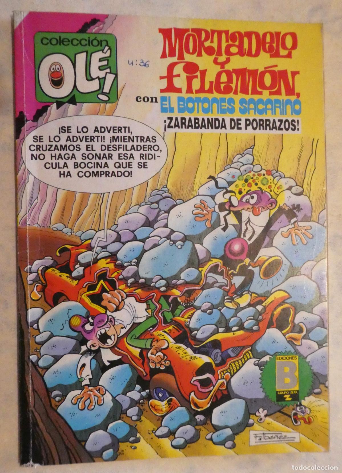 Tebeos: MORTADELO Y FILEMON EL BOTONES SACARINO Y SIR TIM O'THEO , 1&ordf; edicion 1988