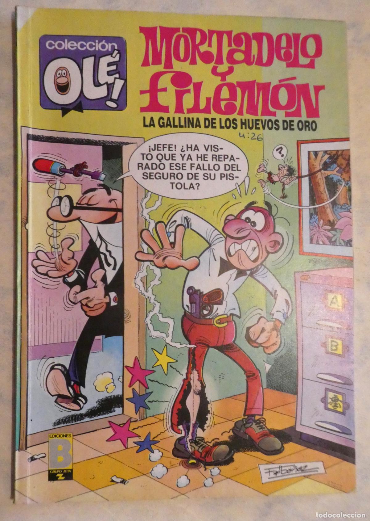 Tebeos: MORTADELO Y FILEM&Oacute;N LA GALLINA DE LOS HUEVOS DE ORO , 1&ordf; edicion 1988