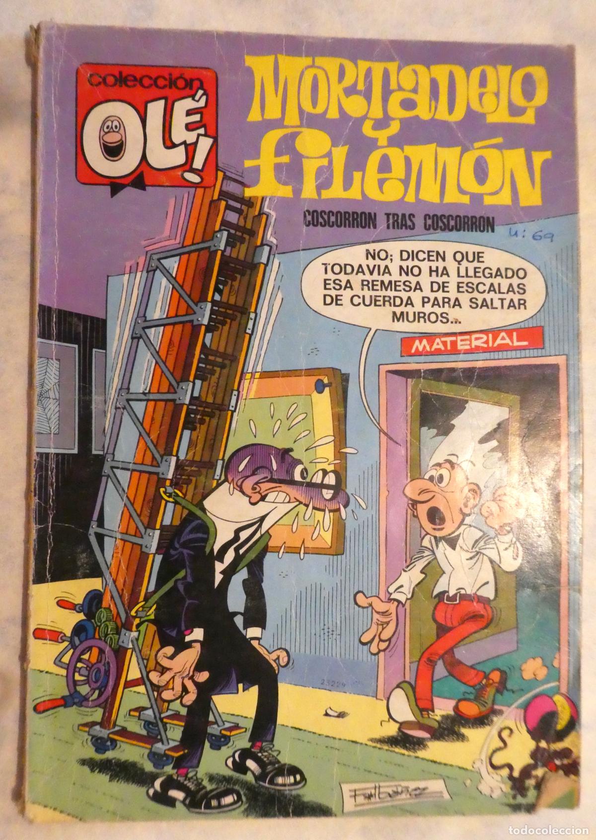 Tebeos: MORTADELO Y FILEM&Oacute;N COSCORRON TRAS COSCORRON , 1&ordf; edicion 1976