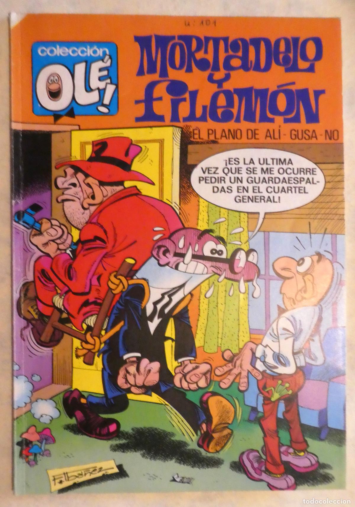 Tebeos: MORTADELO Y FILEM&Oacute;N EL PLANO DE ALI GUSANO , 1&ordf; edicion 1990