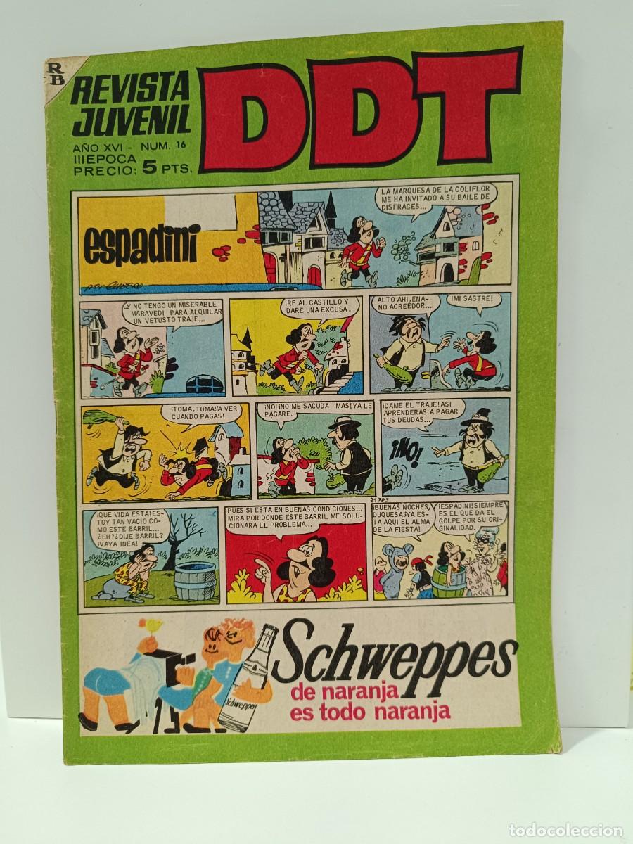 Tebeos: REVISTA JUVENIL DDT A&Ntilde;O XVI - NUMERO 16 - III EPOCA EDITORIAL BUIGAS VER FOTOS