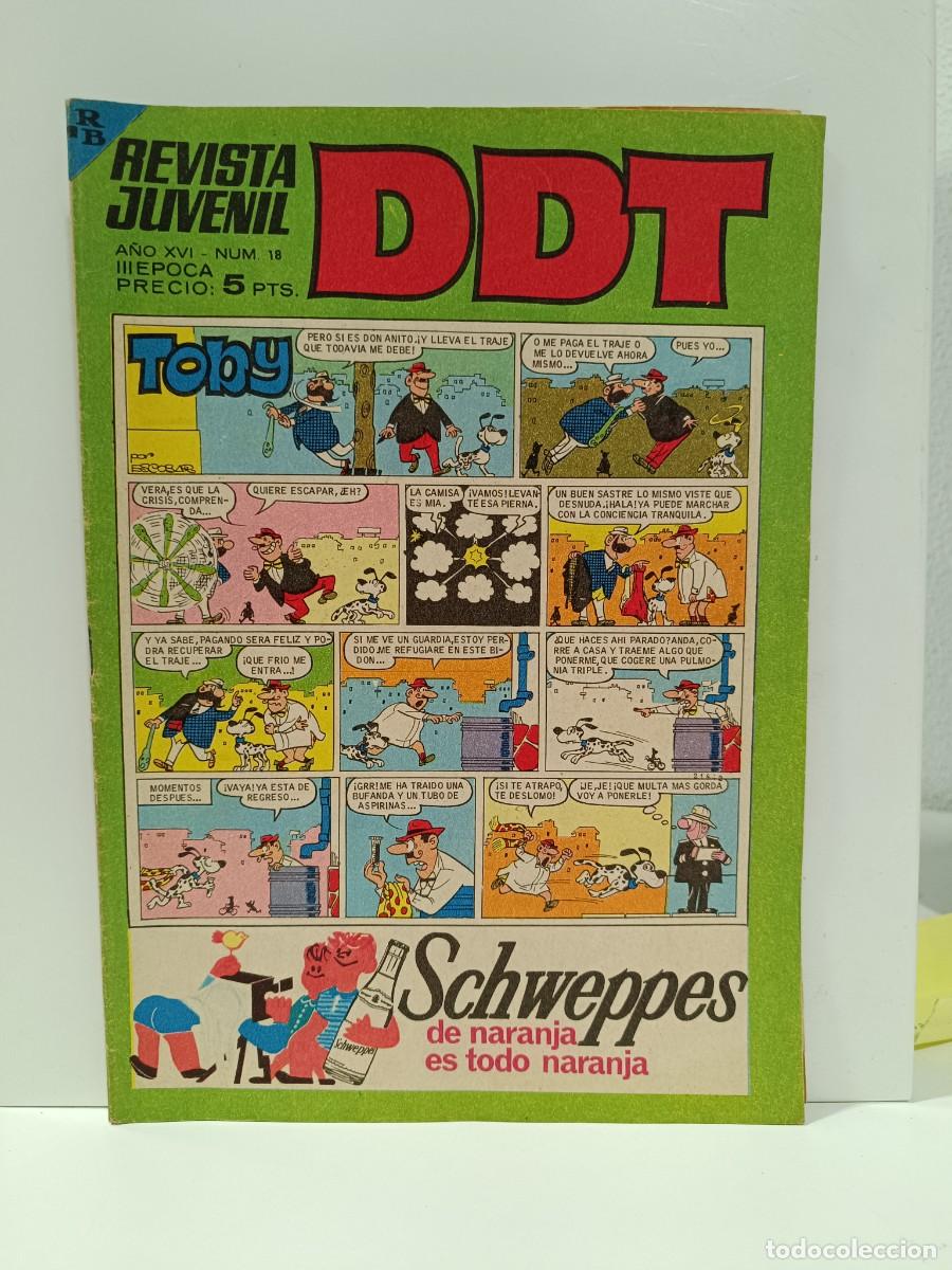 Tebeos: REVISTA JUVENIL DDT A&Ntilde;O XVI - NUMERO 18 - III EPOCA EDITORIAL BUIGAS VER FOTOS