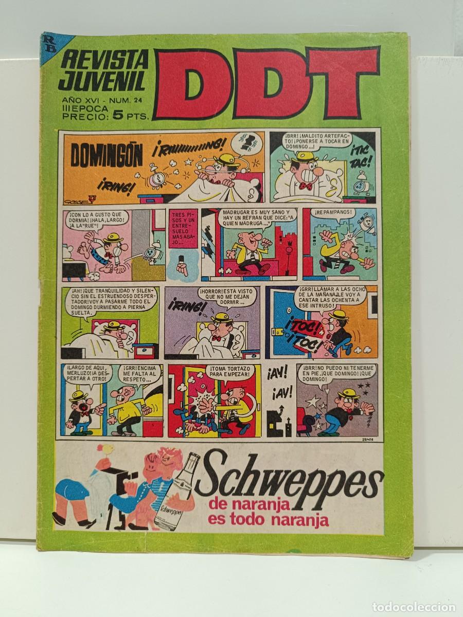 Tebeos: REVISTA JUVENIL DDT A&Ntilde;O XVI - NUMERO 24 - III EPOCA EDITORIAL BUIGAS VER FOTOS
