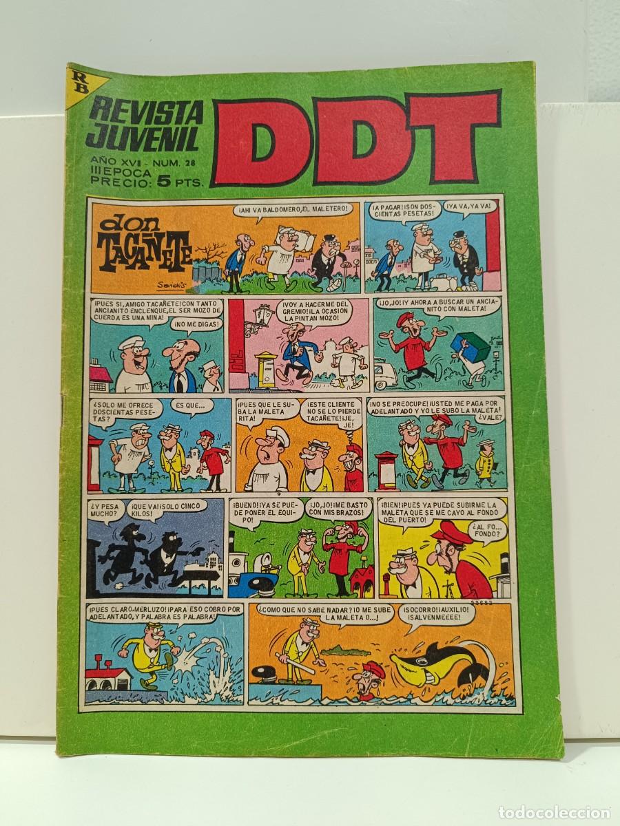 Tebeos: REVISTA JUVENIL DDT A&Ntilde;O XVII - NUMERO 28 - III EPOCA EDITORIAL BUIGAS VER FOTOS