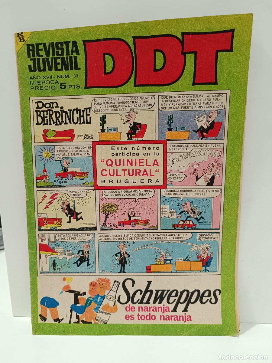 Tebeos: REVISTA JUVENIL DDT A&Ntilde;O XVII - NUMERO 33 - III EPOCA EDITORIAL BUIGAS VER FOTOS