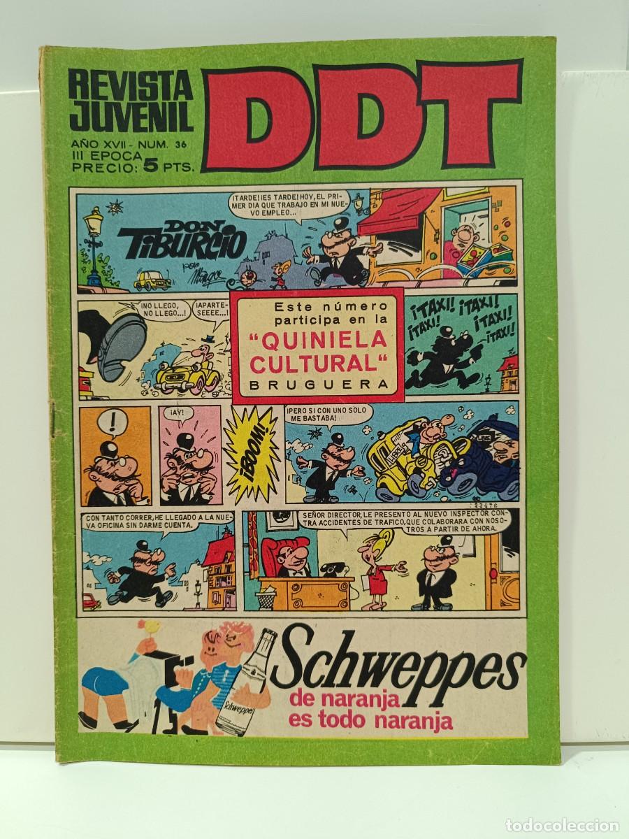 Tebeos: REVISTA JUVENIL DDT A&Ntilde;O XVII - NUMERO 36 - III EPOCA EDITORIAL BUIGAS VER FOTOS