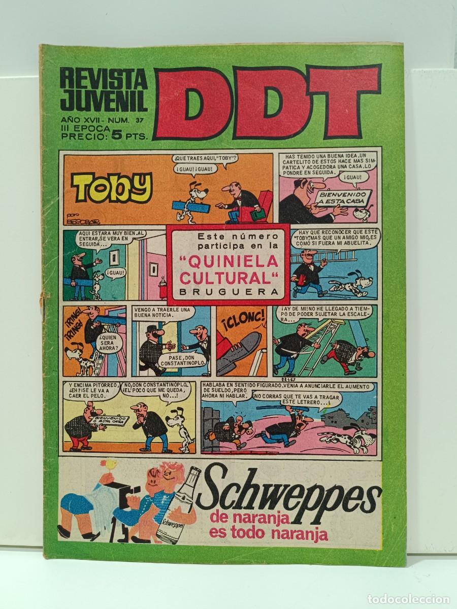 Tebeos: REVISTA JUVENIL DDT A&Ntilde;O XVII - NUMERO 37 - III EPOCA EDITORIAL BUIGAS VER FOTOS