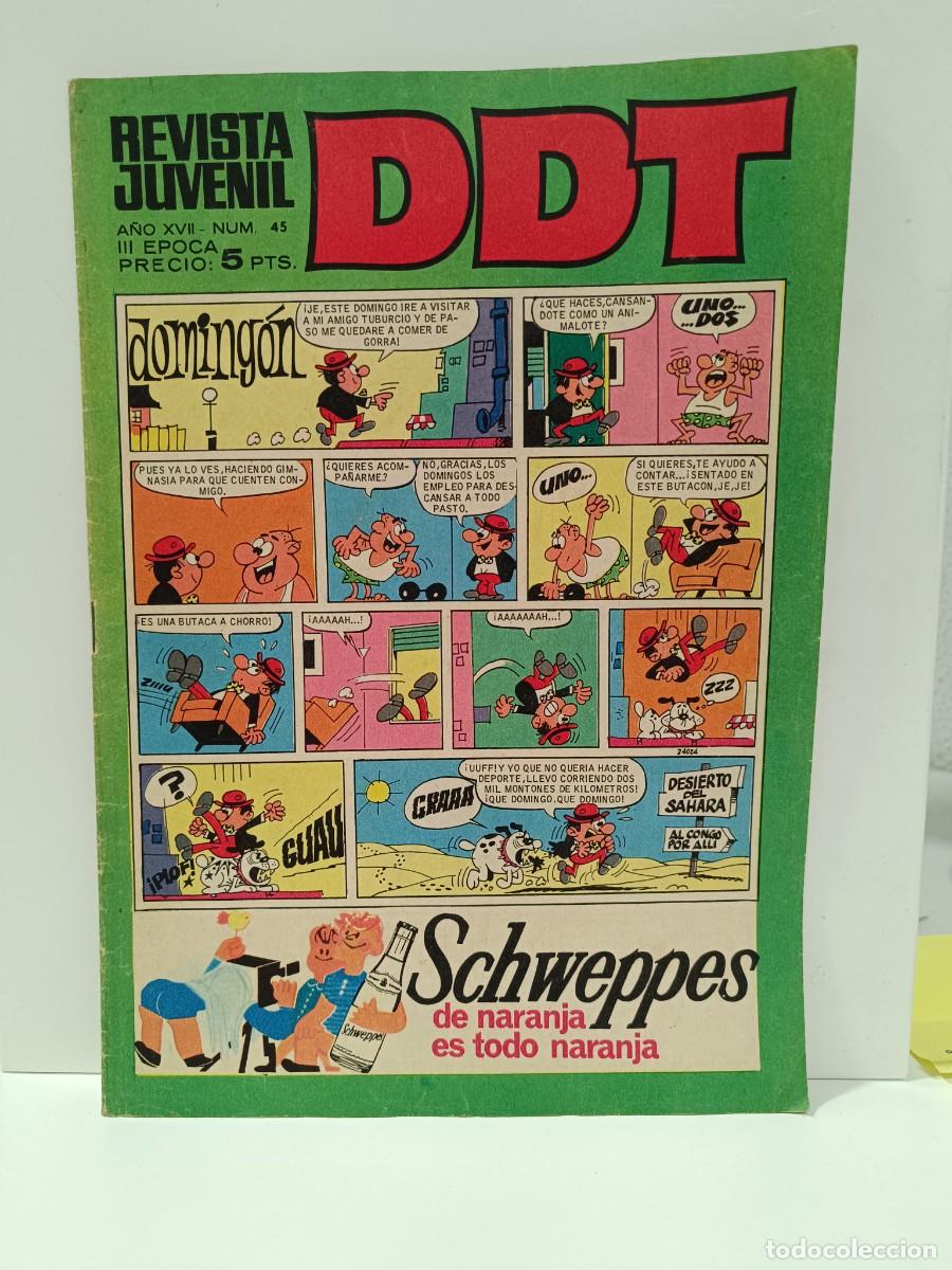 Tebeos: REVISTA JUVENIL DDT A&Ntilde;O XVII - NUMERO 45 - III EPOCA EDITORIAL BUIGAS VER FOTOS