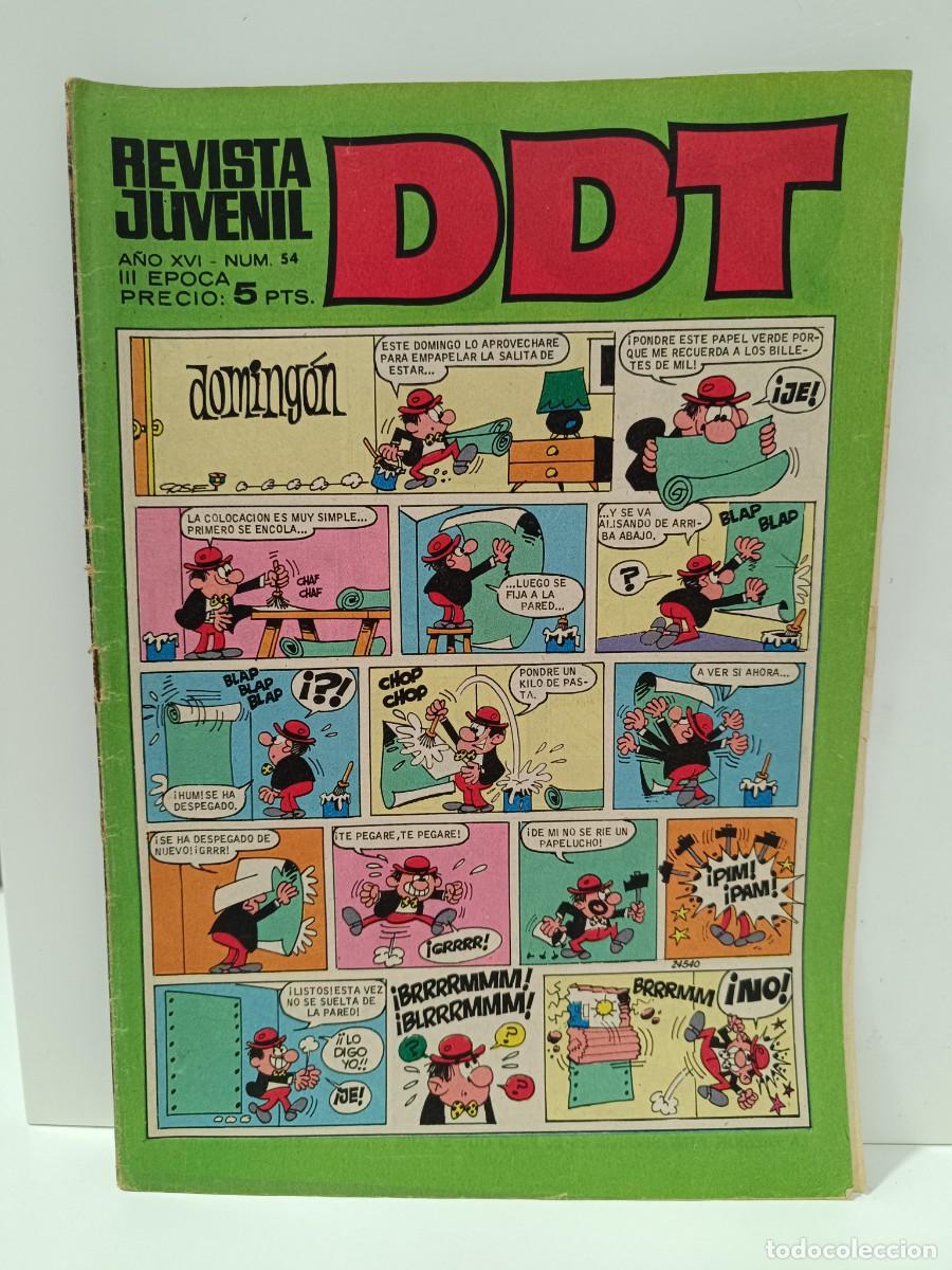Tebeos: REVISTA JUVENIL DDT A&Ntilde;O XVII - NUMERO 54 - III EPOCA EDITORIAL BUIGAS VER FOTOS