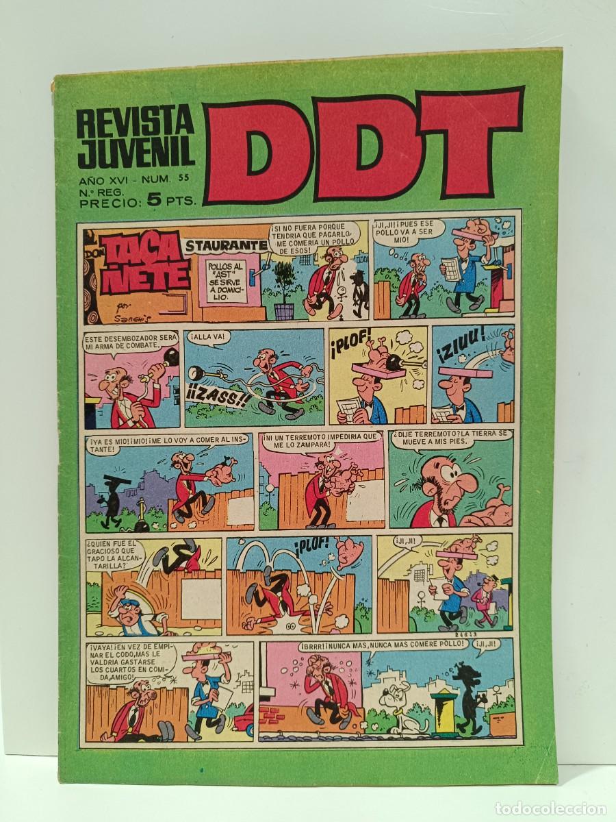 Tebeos: REVISTA JUVENIL DDT - NUMERO 55 - III EPOCA EDITORIAL BUIGAS VER FOTOS