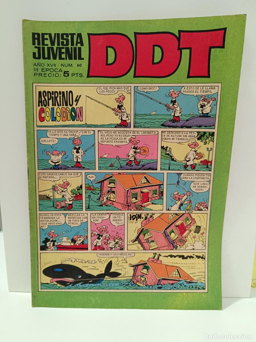 Tebeos: REVISTA JUVENIL DDT - NUMERO 60 - III EPOCA EDITORIAL BUIGAS VER FOTOS