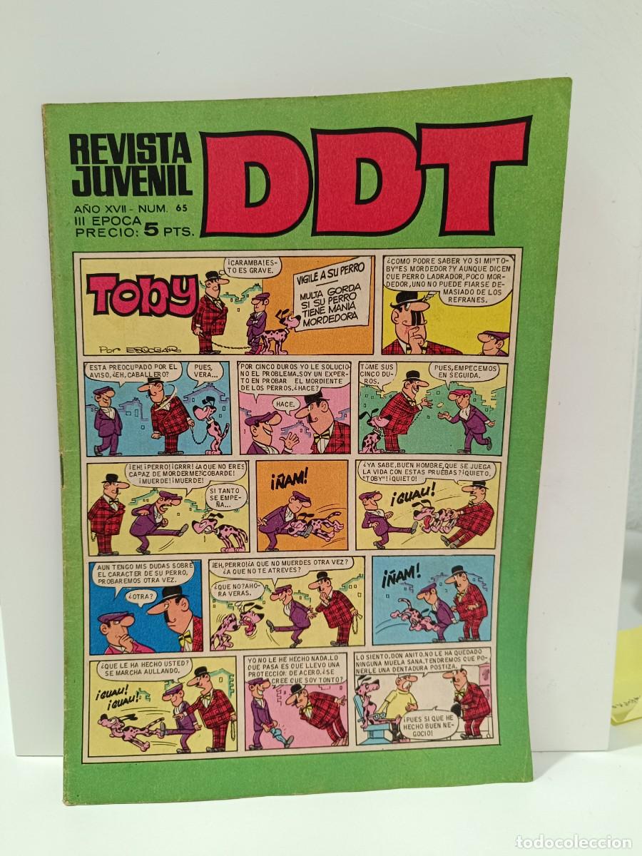 Tebeos: REVISTA JUVENIL DDT - NUMERO 65 - III EPOCA EDITORIAL BUIGAS VER FOTOS