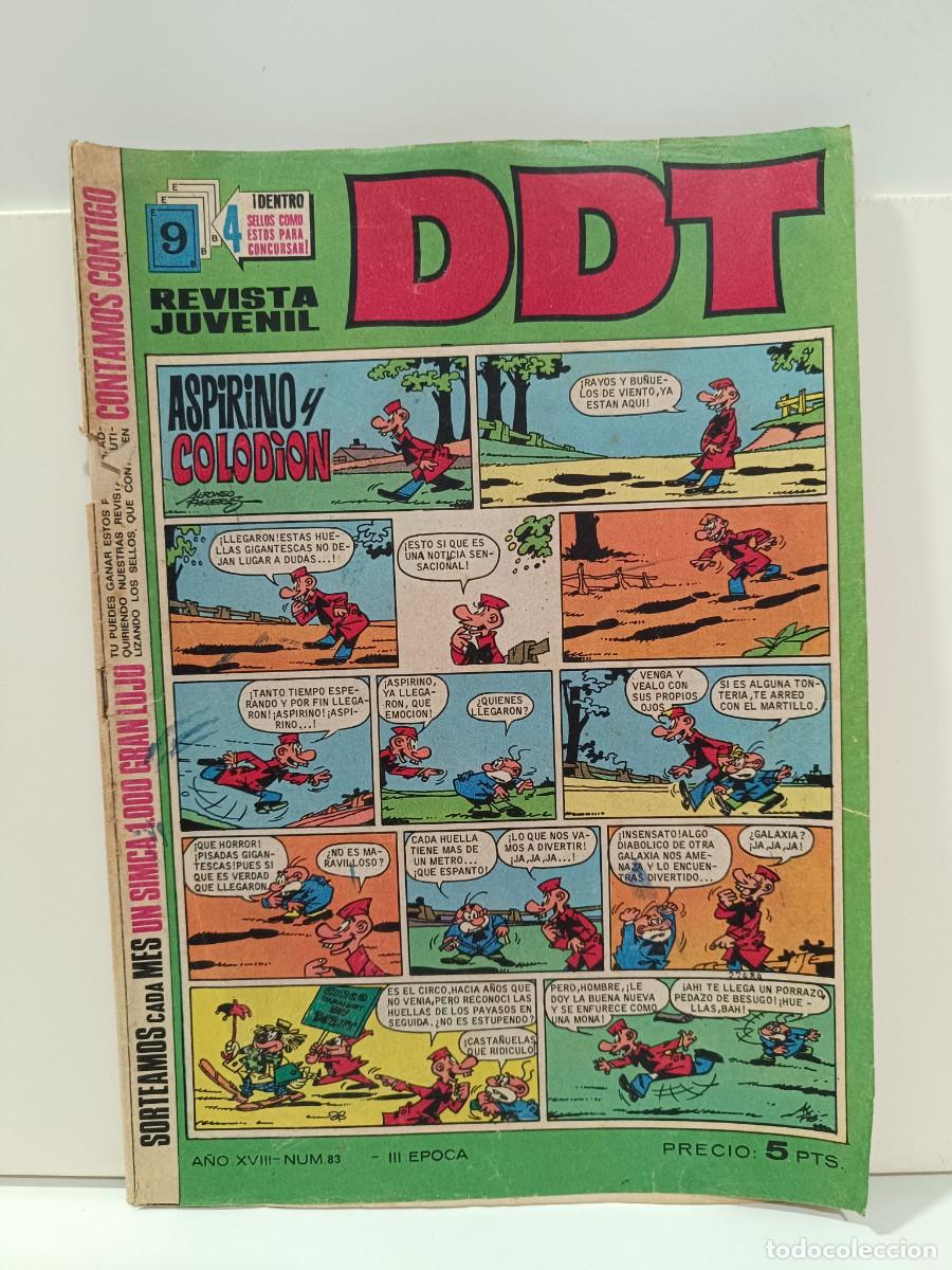Tebeos: REVISTA JUVENIL DDT - NUMERO 83 - III EPOCA EDITORIAL BUIGAS VER FOTOS