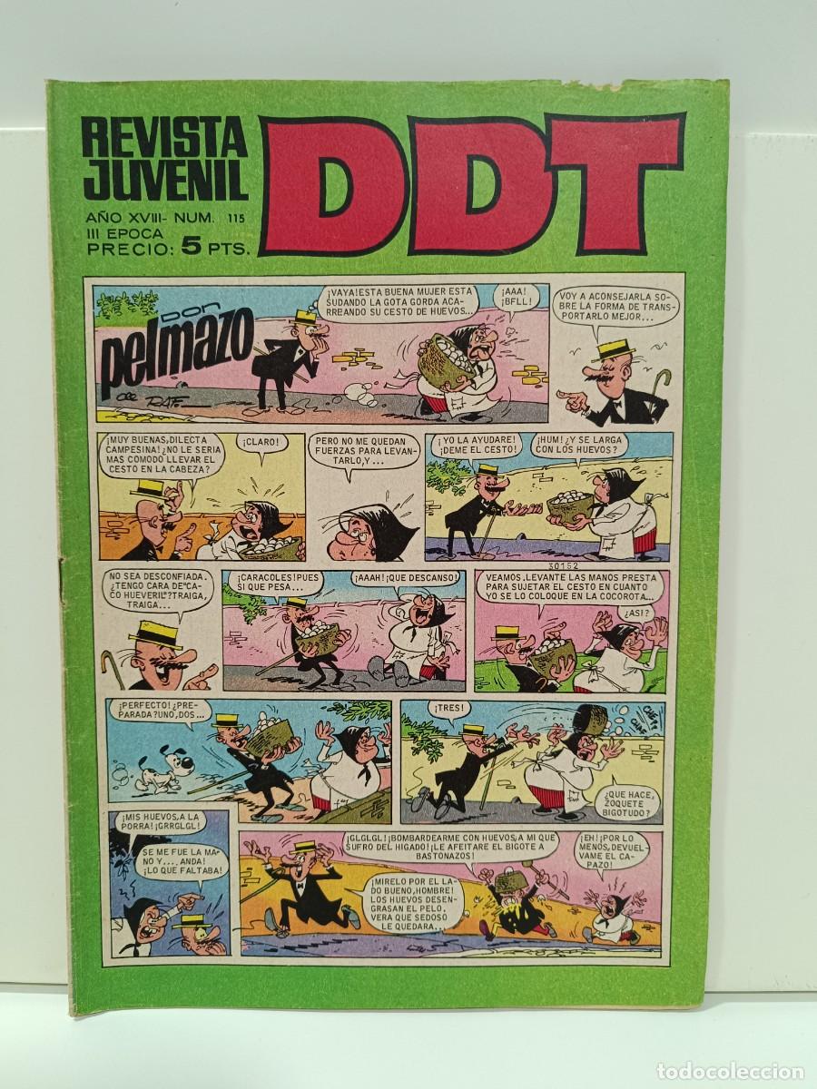 Tebeos: REVISTA JUVENIL DDT - NUMERO 115 - III EPOCA EDITORIAL BUIGAS VER FOTOS