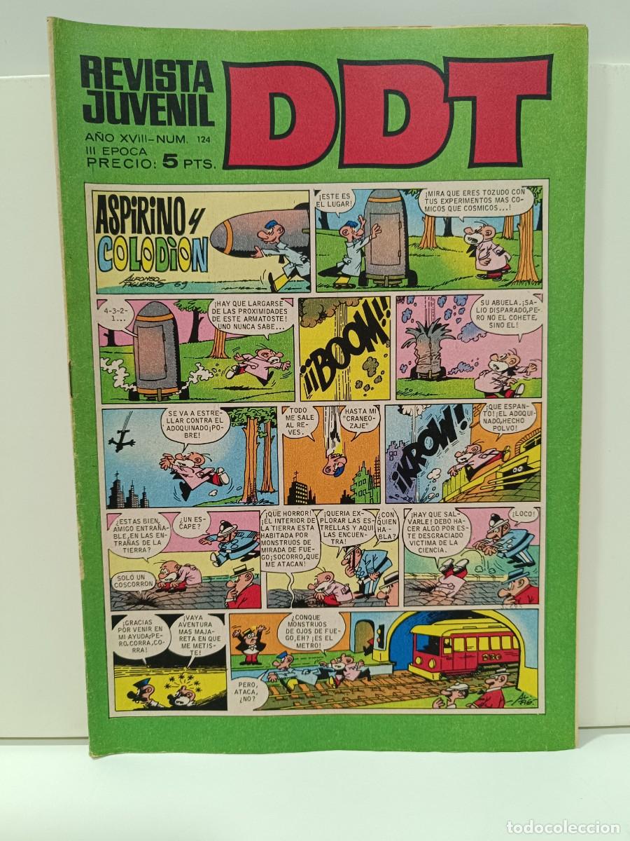 Tebeos: REVISTA JUVENIL DDT - NUMERO 124 - III EPOCA EDITORIAL BUIGAS VER FOTOS