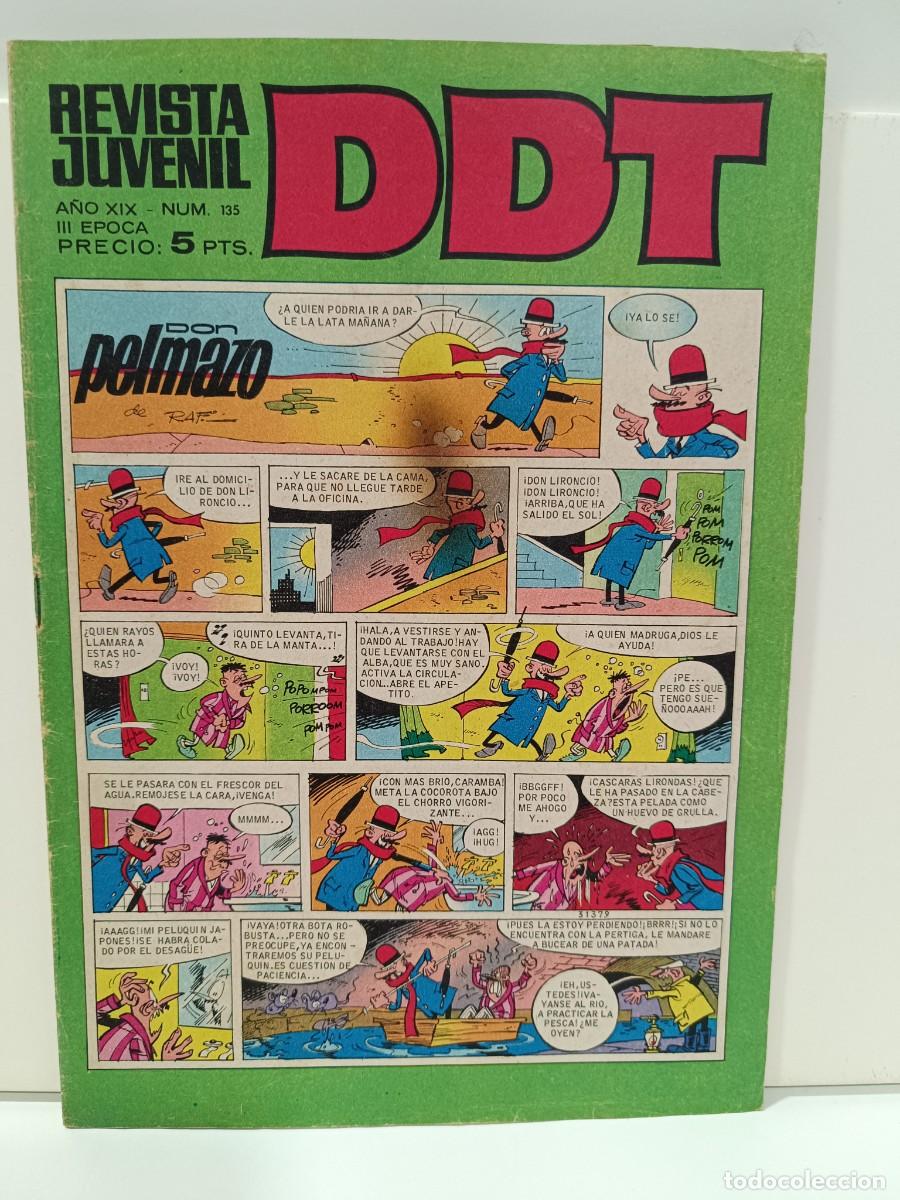 Tebeos: REVISTA JUVENIL DDT - NUMERO 135 - III EPOCA EDITORIAL BUIGAS VER FOTOS