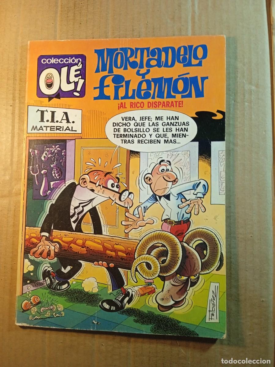 Tebeos: TEBEO DE OLE MORTADELO Y FILEMON EN AL RICO DISPARATE DEL A&Ntilde;O 1979 N&ordm; 139
