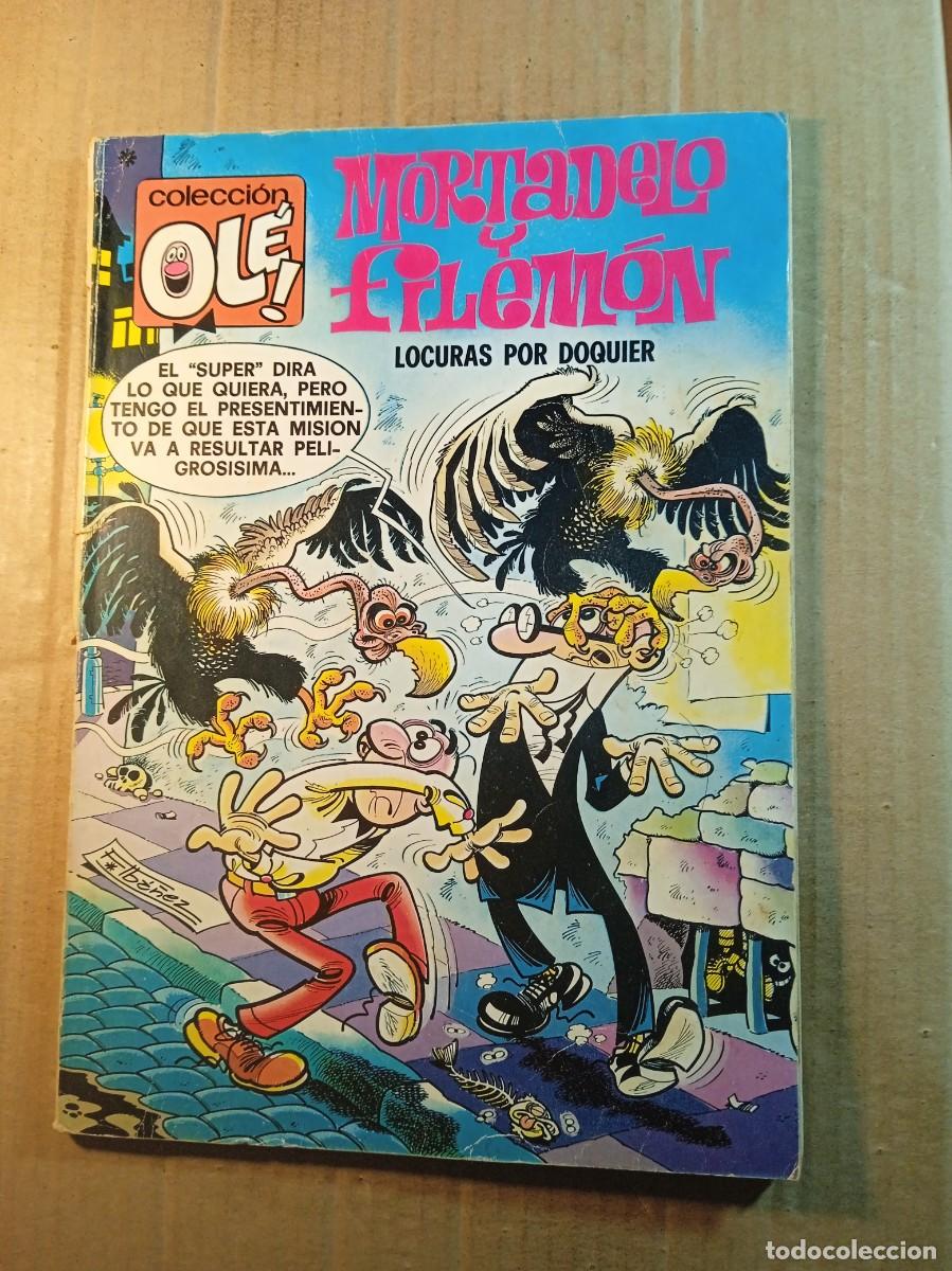 Tebeos: TEBEO DE OLE MORTADELO Y FILEMON EN LOCURAS POR DOQUIER DEL A&Ntilde;O 1978 N&ordm; 155