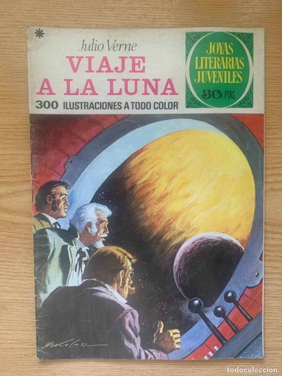 Tebeos: Joyas Literarias Juveniles n&ordm; 72: Viaje a la Luna - Muy Buen Estado