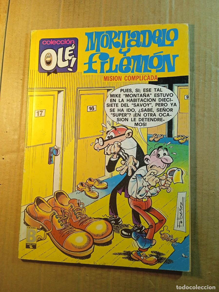Tebeos: TEBEO DE OLE MORTADELO Y FILEMON EN MISION COMPLICADA DEL A&Ntilde;O 1988 N&ordm; 154 - M. 117