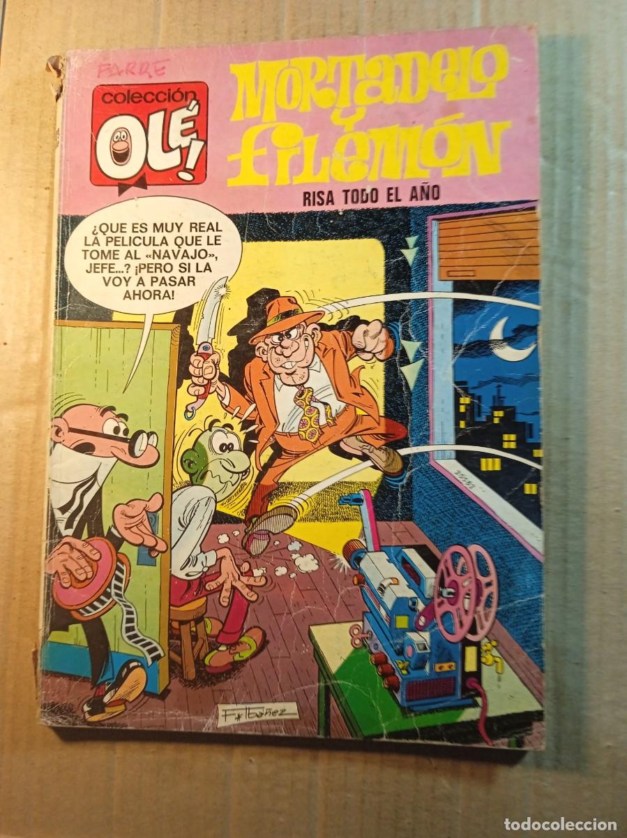 Tebeos: TEBEO DE OLE MORTADELO Y FILEMON EN RISA TODO EL A&Ntilde;O DEL A&Ntilde;O 1975 N&ordm; 93 NUMERO EN EL LOMO