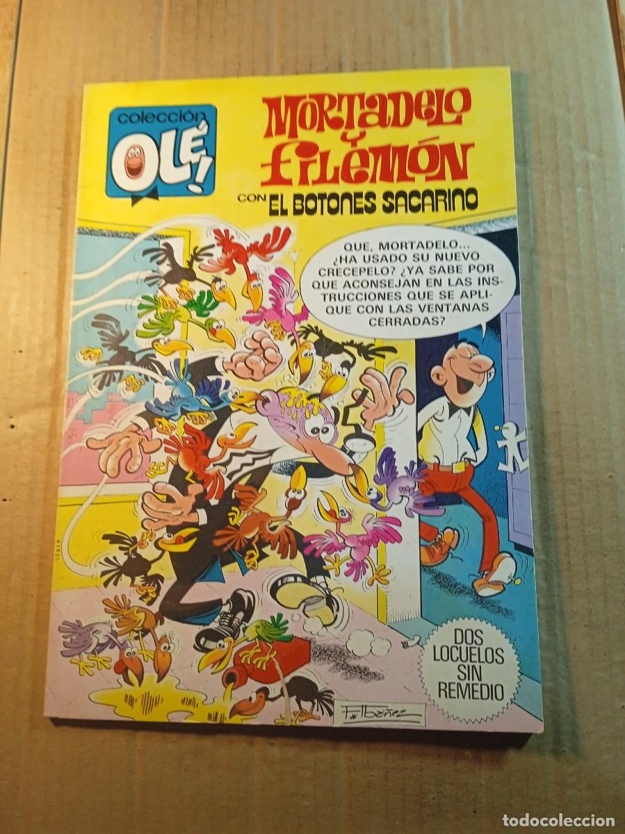 Tebeos: TEBEO DE OLE MORTADELO Y FILEMON CON EL BOTONES SACARINO EN DOS LOCUELOS SIN REMEDIO A&Ntilde;O 1982 N&ordm; 239