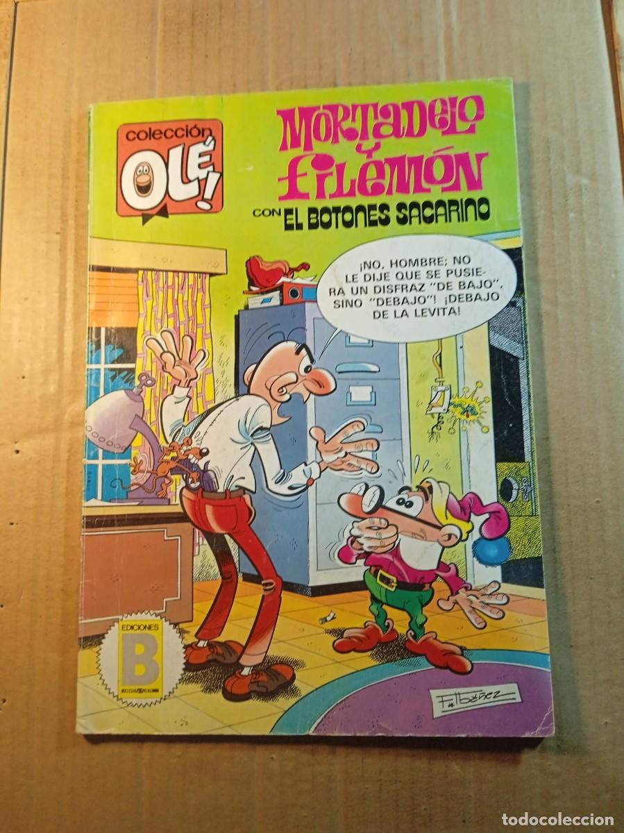 Tebeos: TEBEO DE OLE MORTADELO Y FILEMON CON EL BOTONES SACARINO DEL A&Ntilde;O 1987 N&ordm; 262 - M. 47