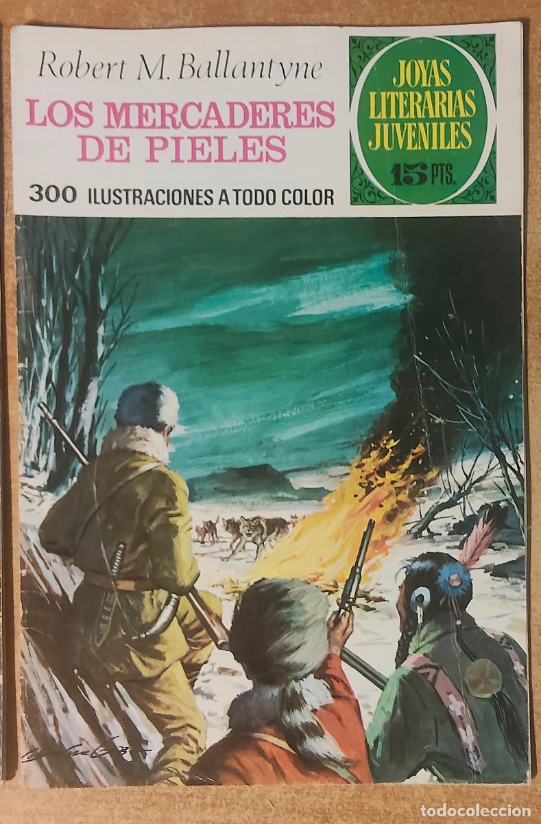 Tebeos: oyas Literarias Juveniles n&ordm; 86: Los Mercaderes de Pieles de Robert M. Ballantyne - 1&ordf; Edicion 1973