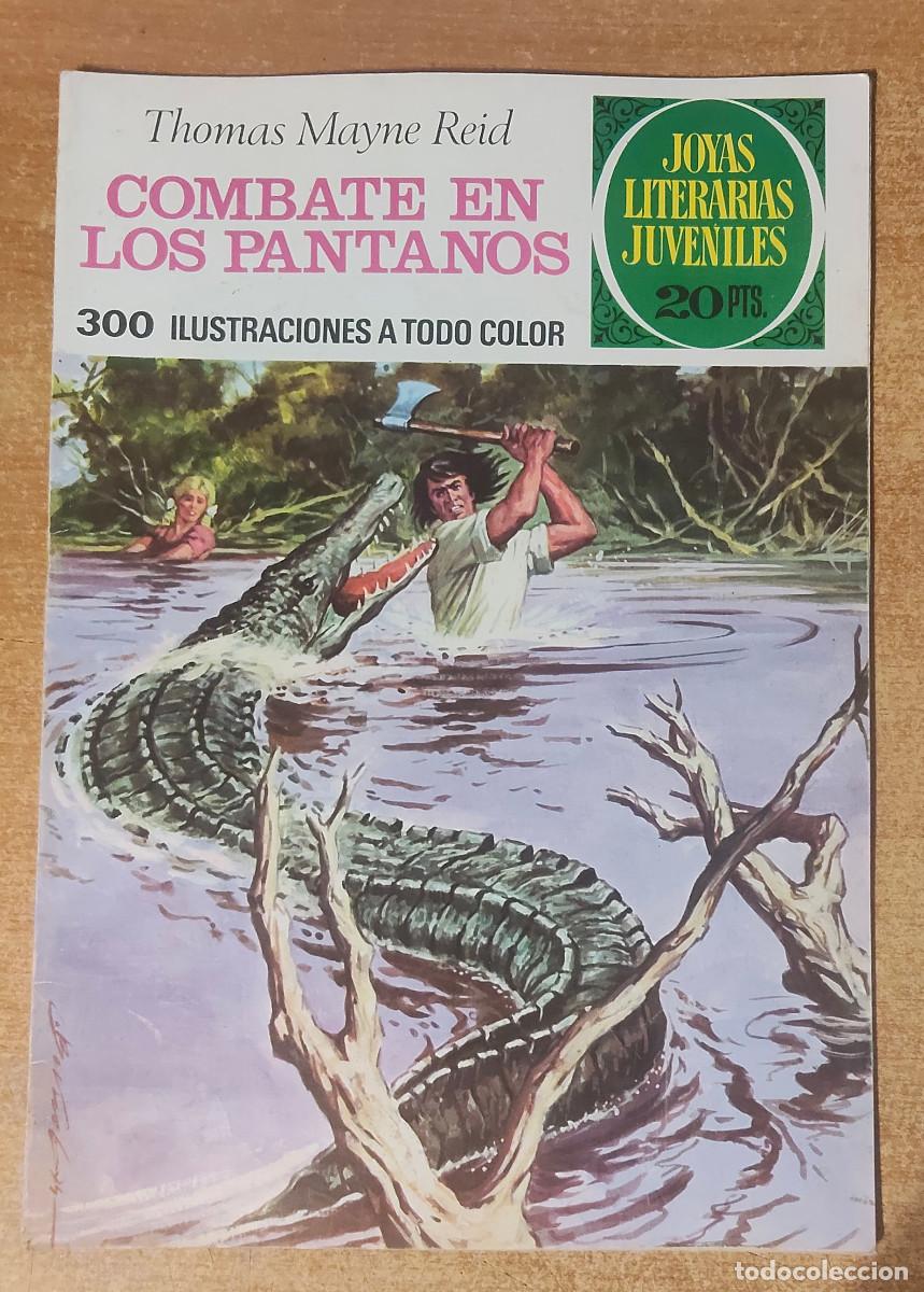 Tebeos: Combate en los pantanos (Thomas Mayne Reid) Joyas literarias juveniles N&ordm; 143 Bruguera