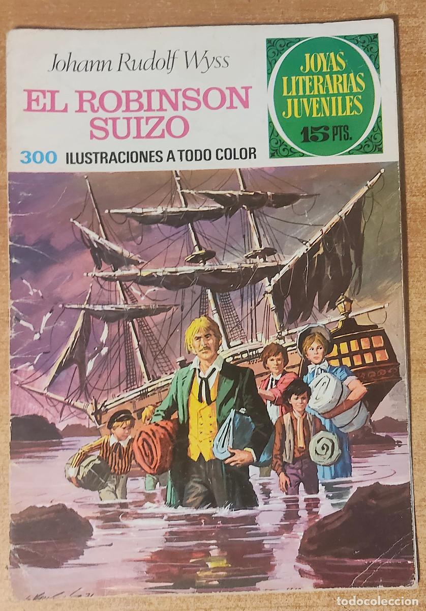 Tebeos: JOYAS LITERARIAS JUVENILES N&ordm; 23 CON LABERINTO - 1&ordm; EDICI&Oacute;N - EL ROBINSON SUIZO - JOHANN RUDOLF WYSS