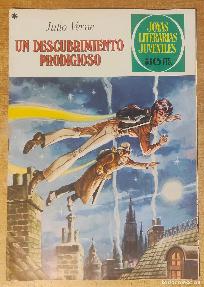 Tebeos: JOYAS LITERARIA JUVENILES UN DESCUBRIMIENTO PRODIGIOSO N,194