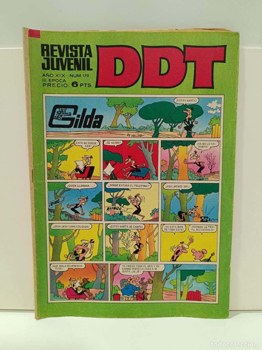 Tebeos: REVISTA JUVENIL DDT - NUMERO 170 - III EPOCA EDITORIAL BUIGAS VER FOTOS
