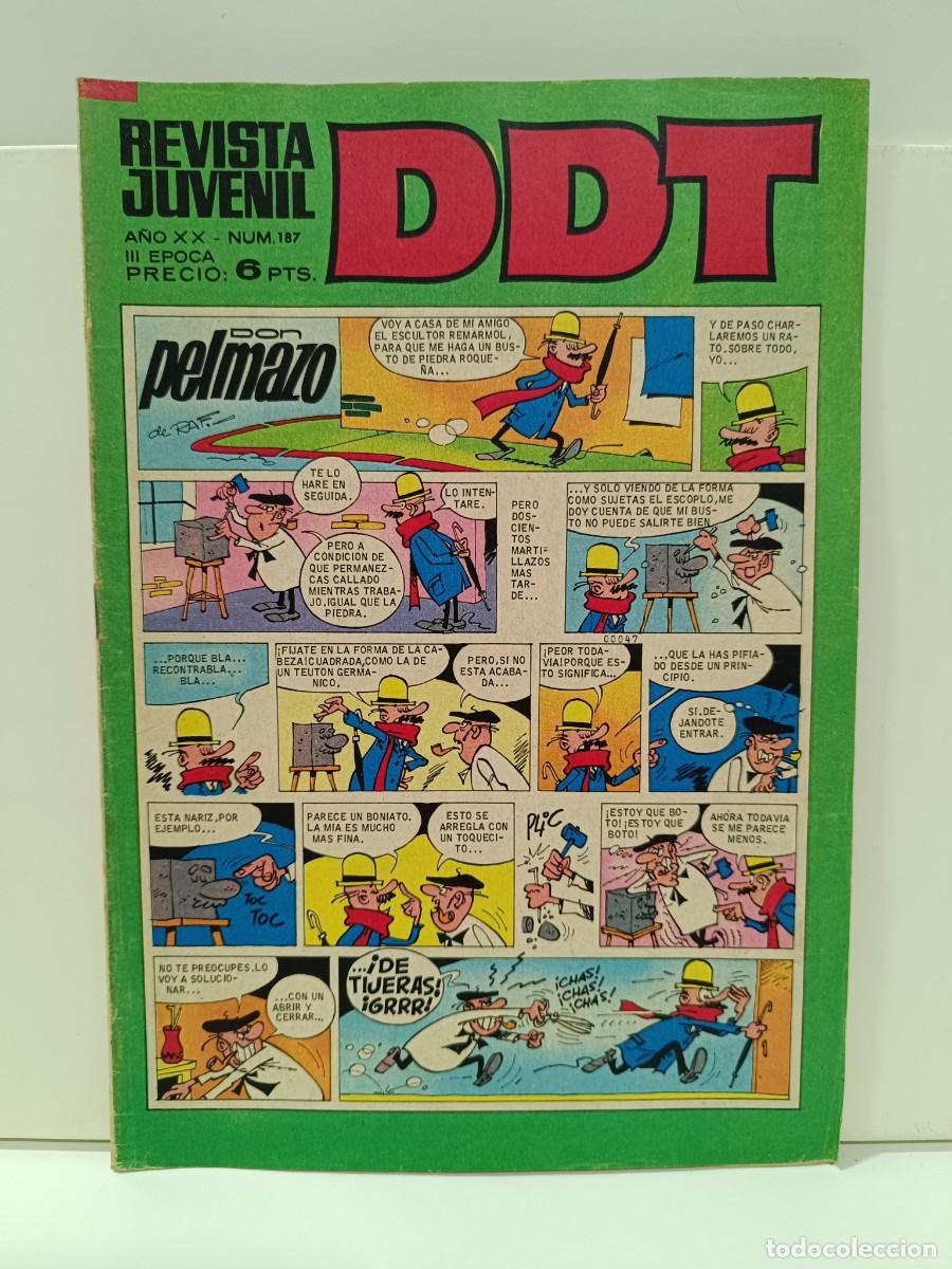 Tebeos: REVISTA JUVENIL DDT - NUMERO 187 - III EPOCA EDITORIAL BUIGAS VER FOTOS
