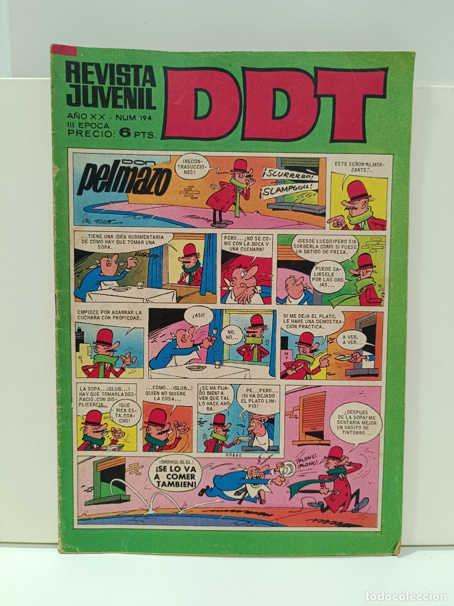 Tebeos: REVISTA JUVENIL DDT - NUMERO 194 - III EPOCA EDITORIAL BUIGAS VER FOTOS